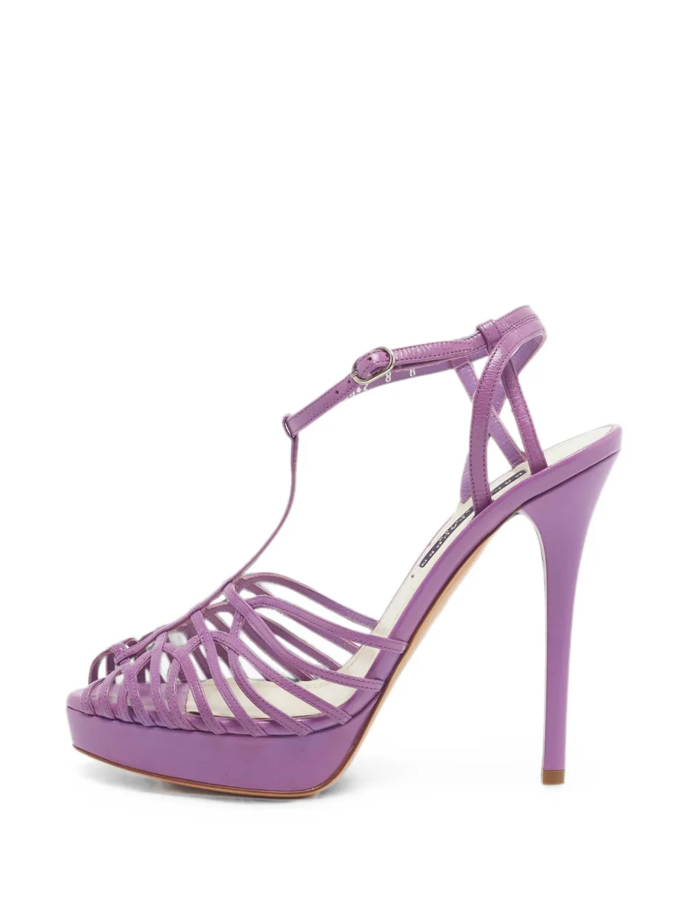 Ralph Lauren Collection multi-strap ankle-strap sandals - Purple