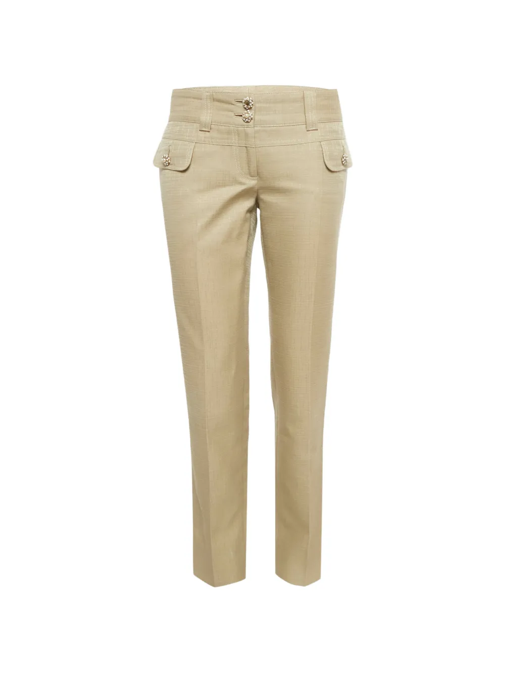 Dolce & Gabbana Pre-Owned Pantaloni slim - Toni neutri