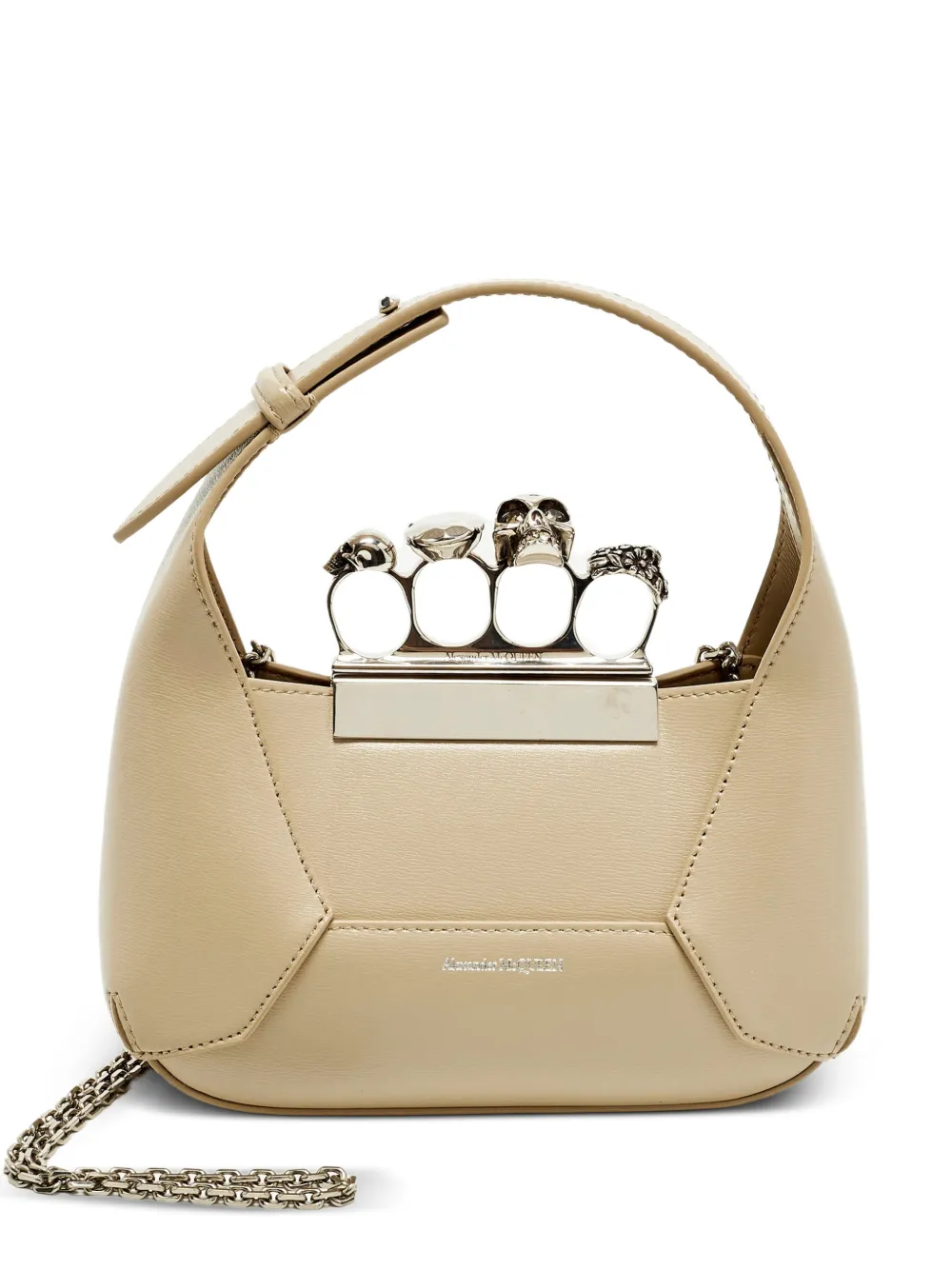Alexander McQueen Pre-Owned mini Jewelled shoulder bag - Toni neutri