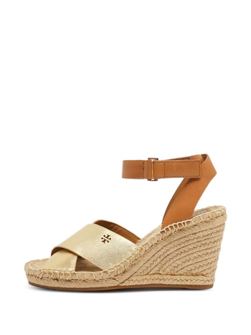 Tory Burch ankle-strap wedge sandals - Gold