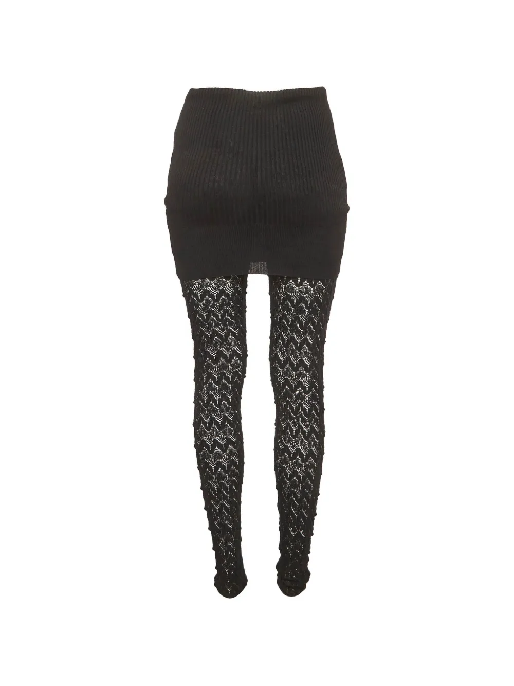 Missoni Pre-Owned Pantaloni semi trasparenti - Nero