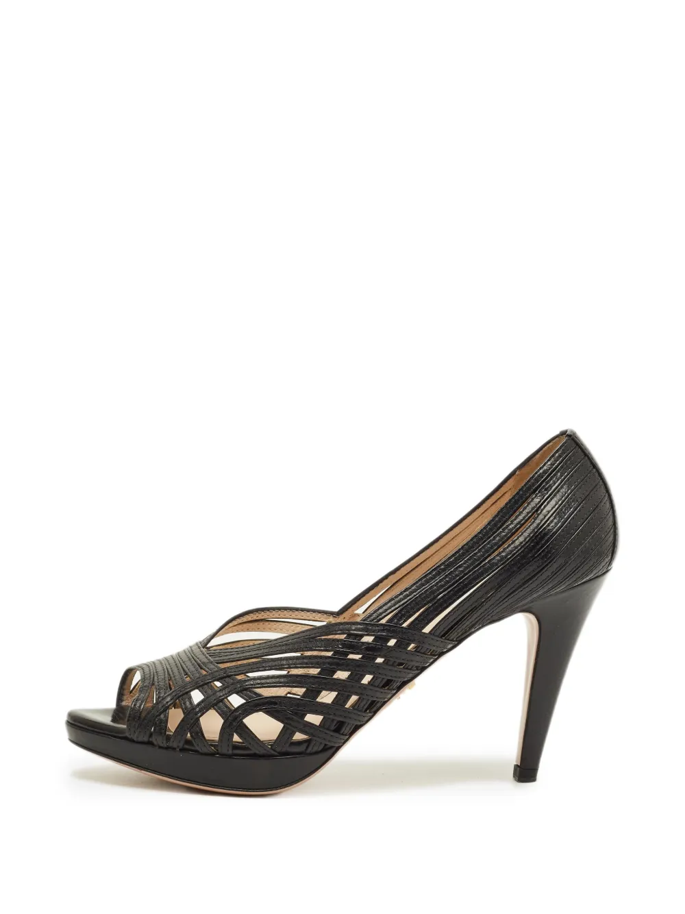 Prada Pre-Owned Pumps a punta aperta - Nero
