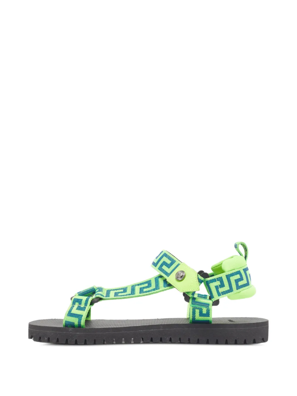 Versace Pre-Owned La Greca sandals - Verde