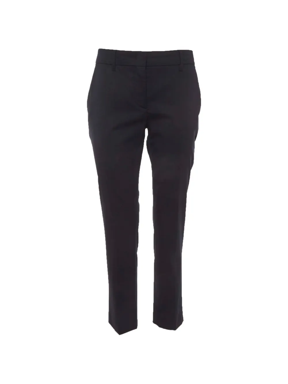 Prada Pre-Owned Pantaloni crop dritti - Nero