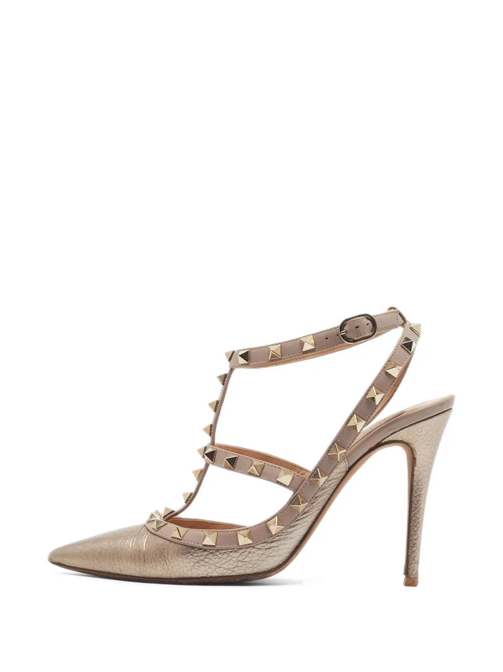 Valentino Garavani Pre-Owned Rockstud-embellished pumps - Toni neutri