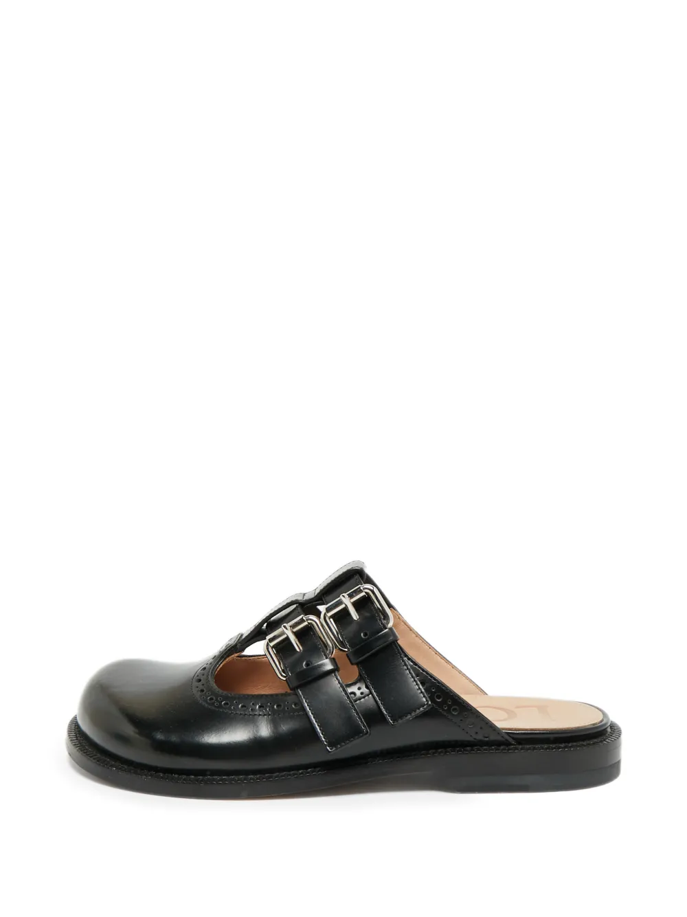 Loewe Pre-Owned Campo Mary Jane Mules - Schwarz