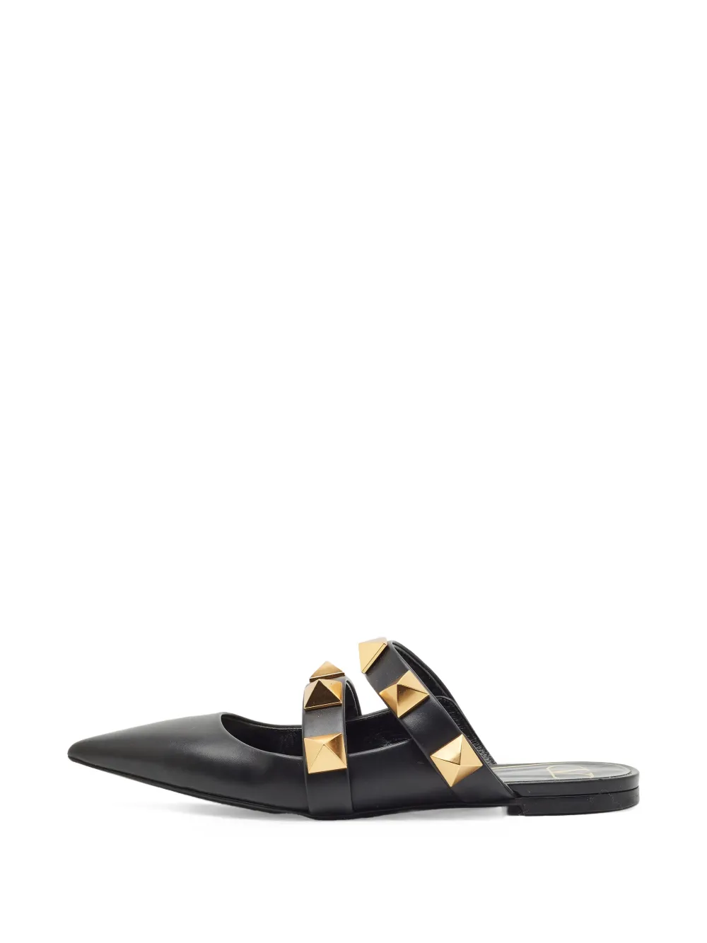 Valentino Garavani Pre-Owned stud-embellished mules - Nero