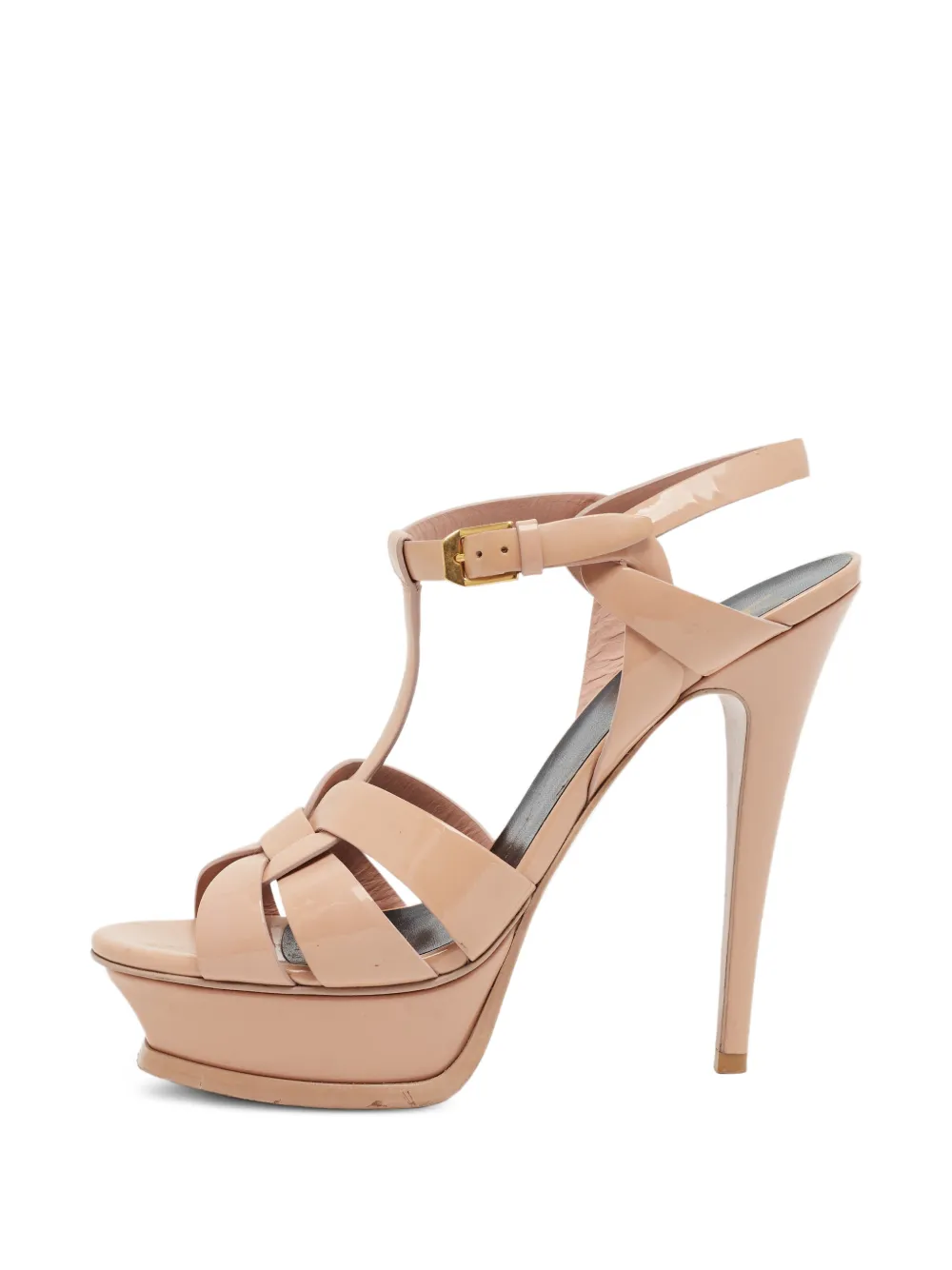 Saint Laurent Pre-Owned Tribute sandals - Nude