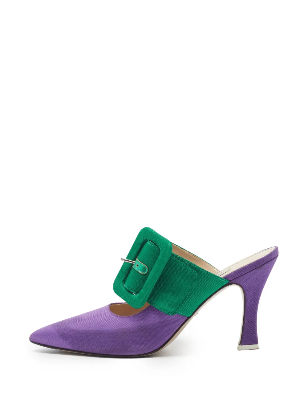 The Attico buckle mules - Violett