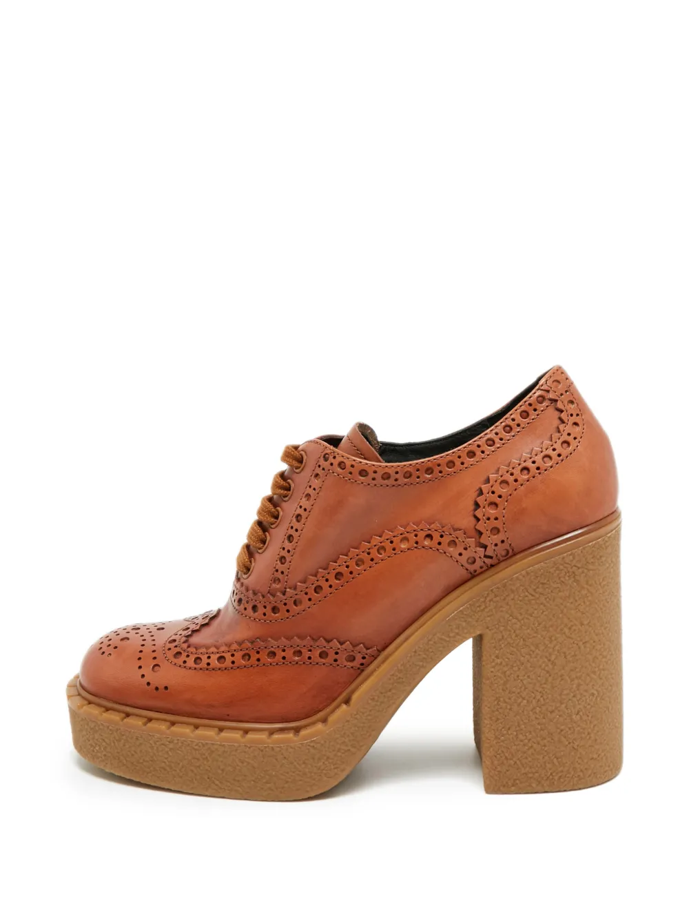 Prada Pre-Owned block-heel pumps - Marrone