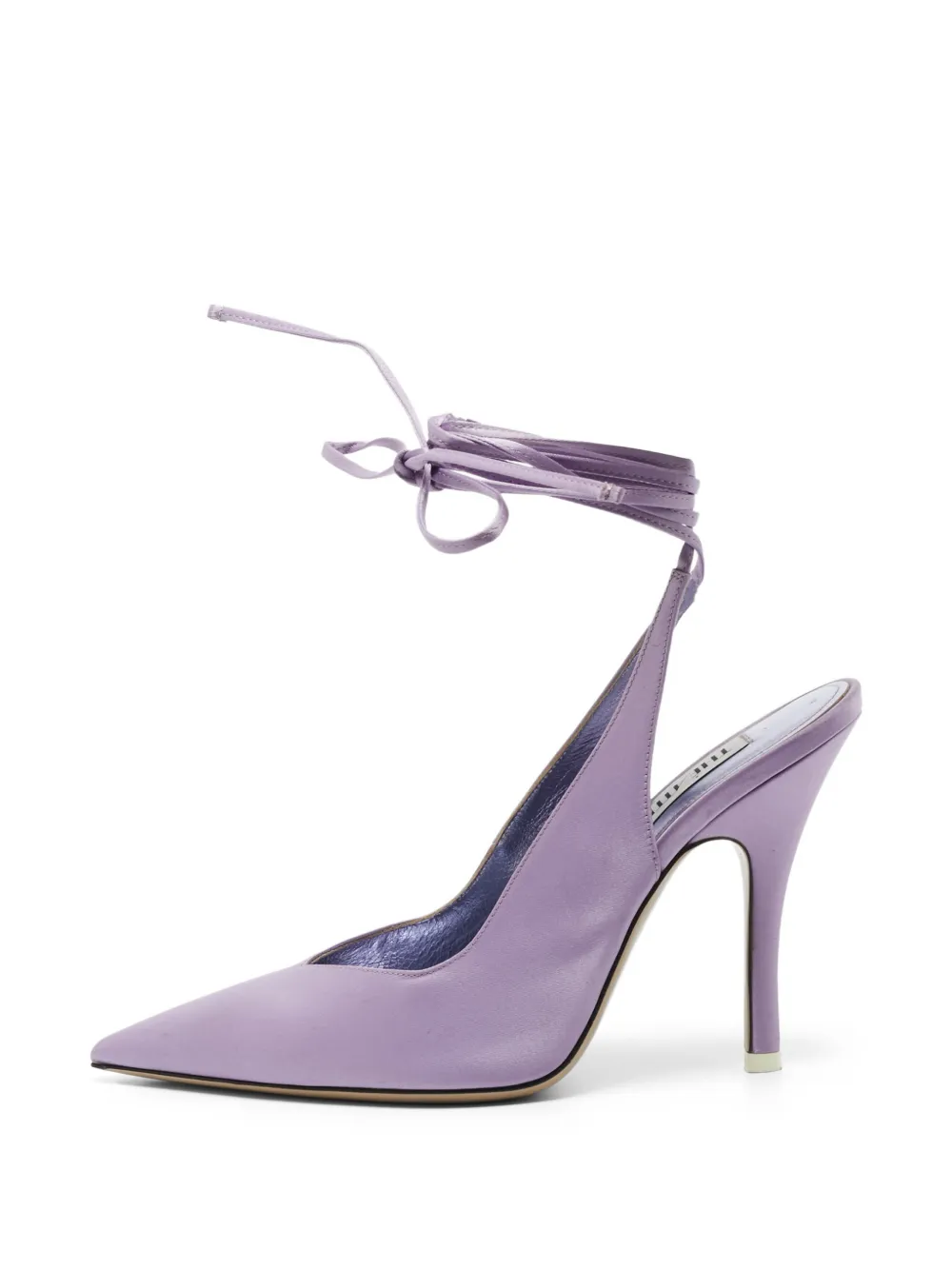 The Attico Venus ankle-wrap pumps - Violett