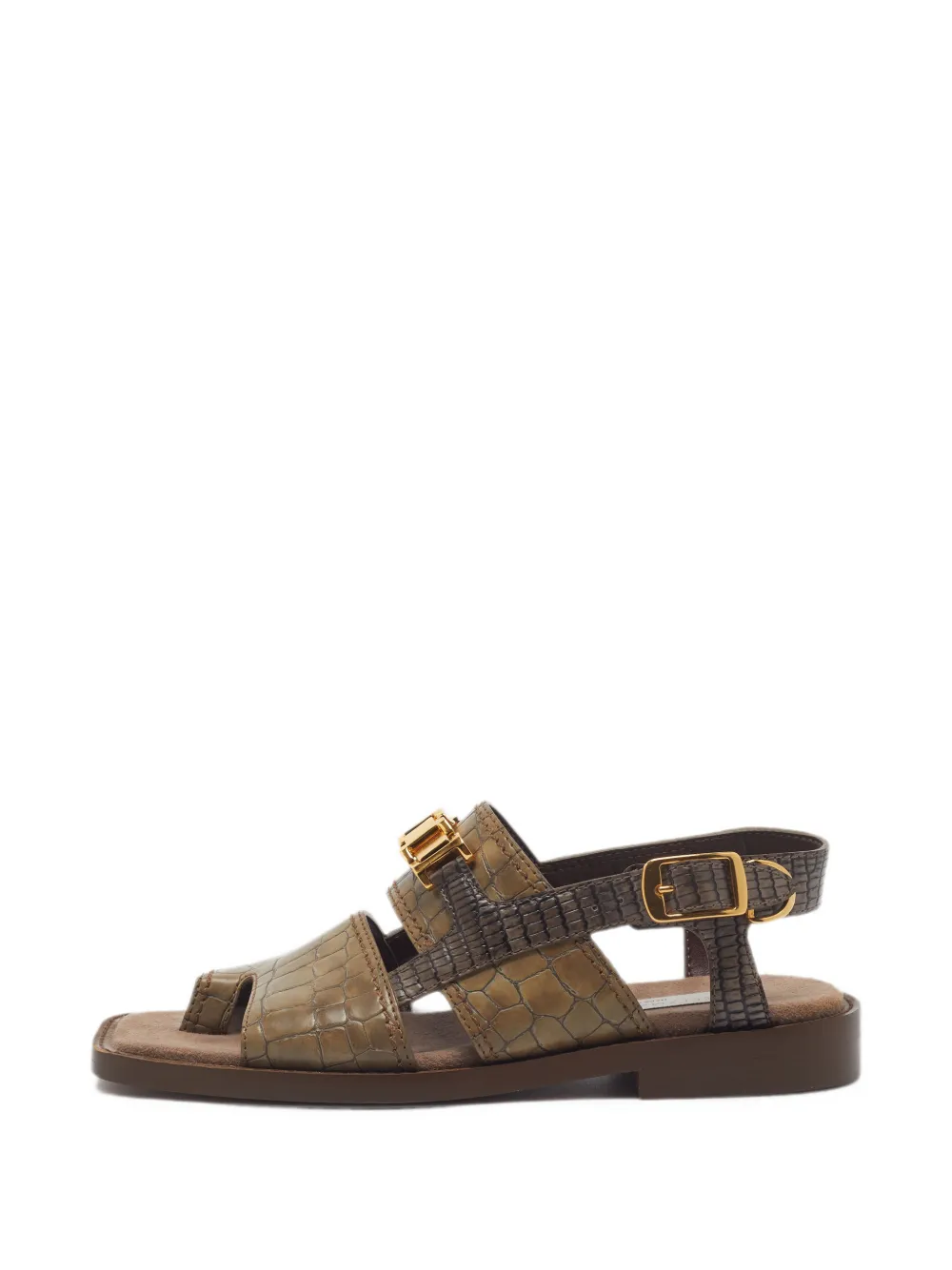 Stella McCartney Pre-Owned Sandali con cinturino posteriore - Verde