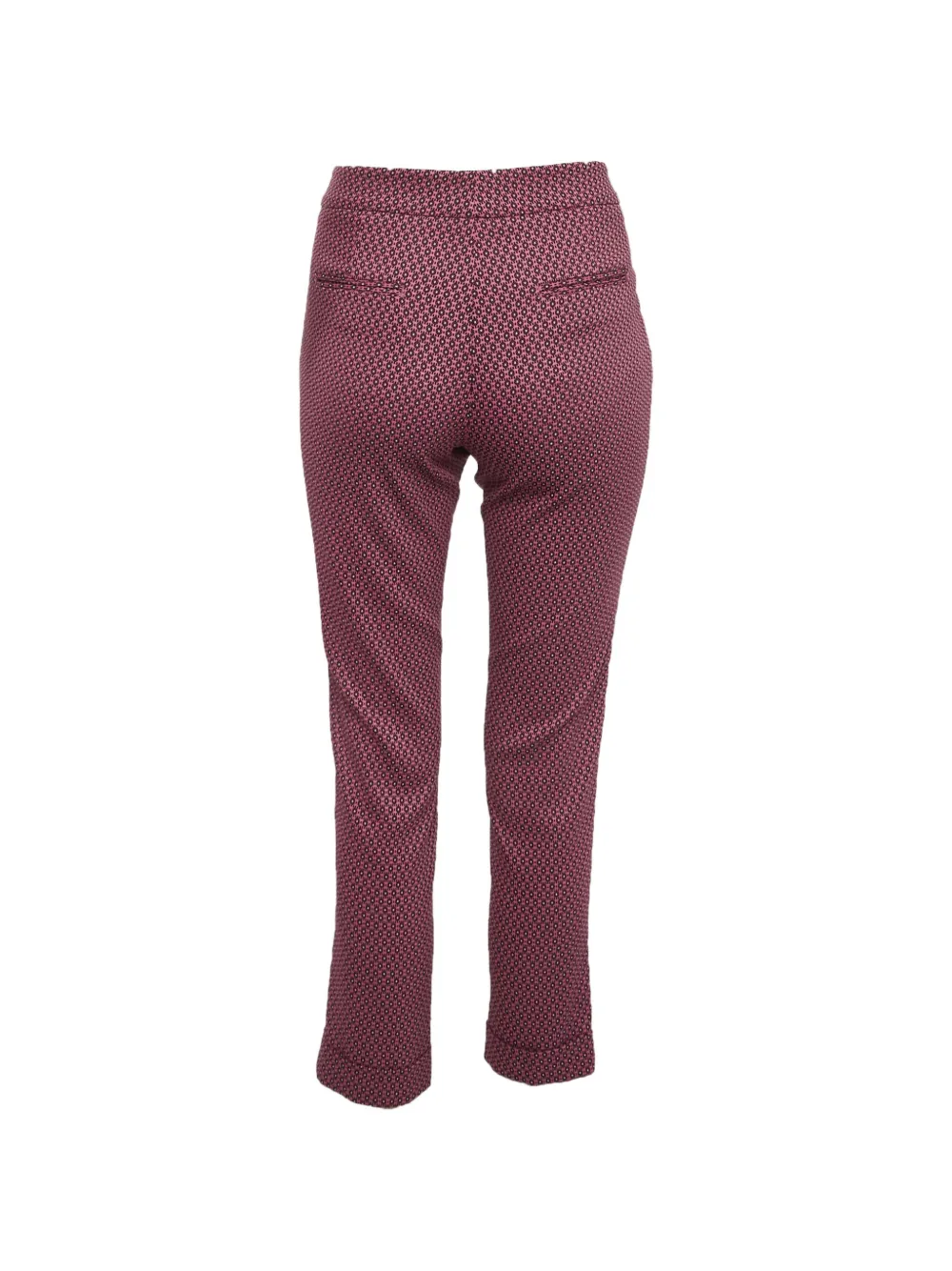 Etro Pre-Owned Pantaloni dritti in jacquard - Rosa