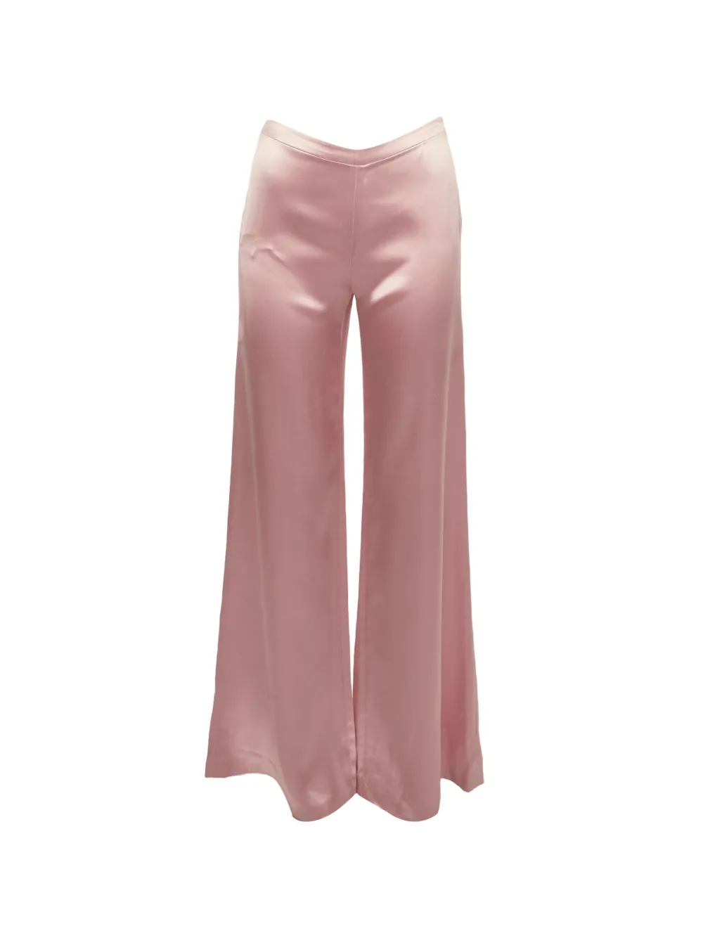 Valentino Garavani Pre-Owned flared satin trousers - Rosa