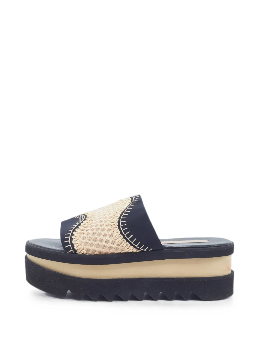 Stella McCartney Pre-Owned Sandali con plateau - Toni neutri
