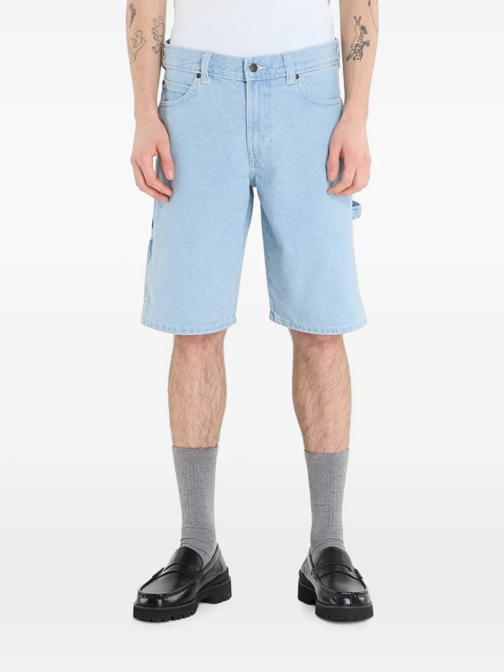 DICKIES 993 denim shorts Blauw