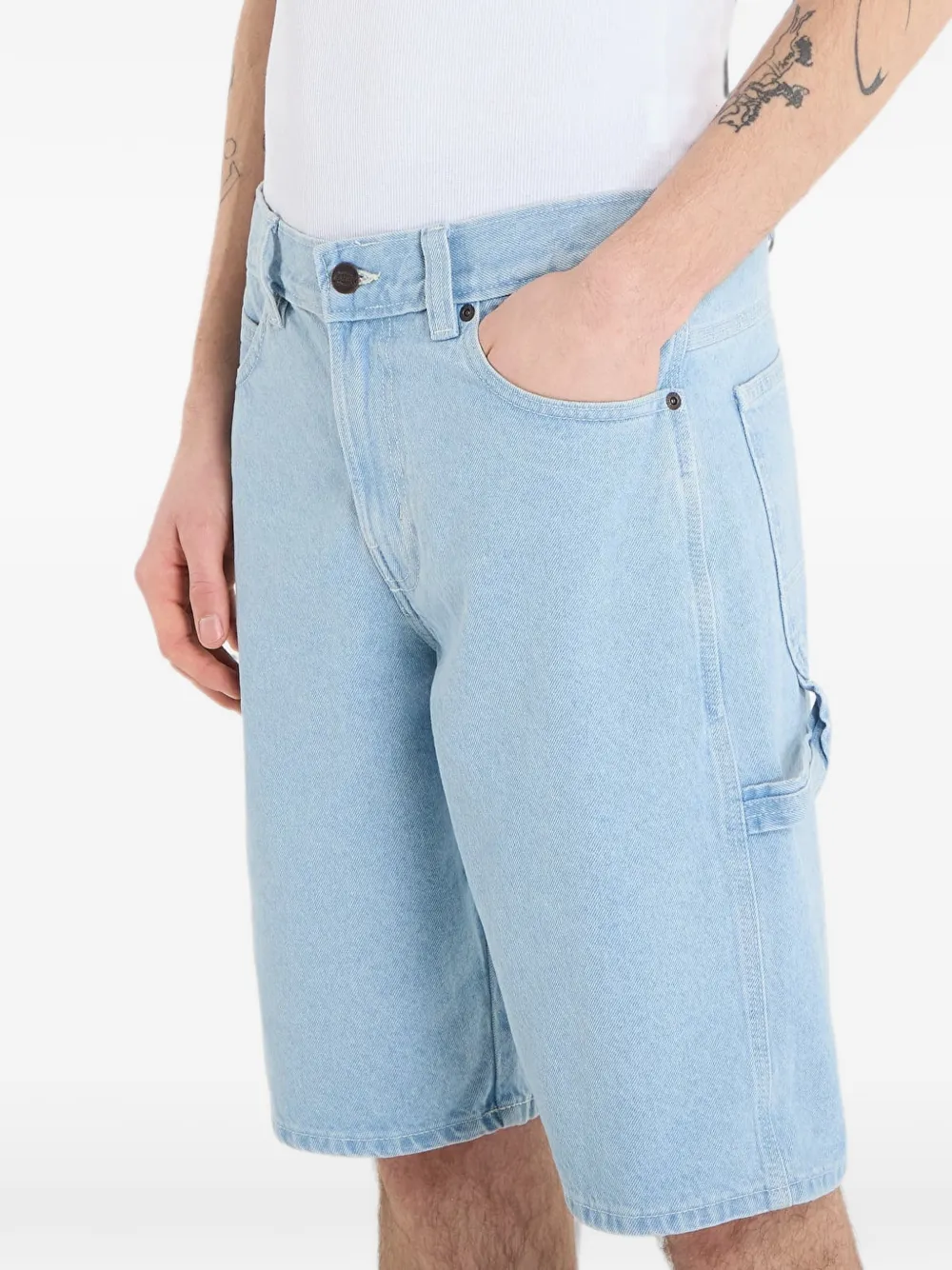 DICKIES 993 denim shorts Blauw