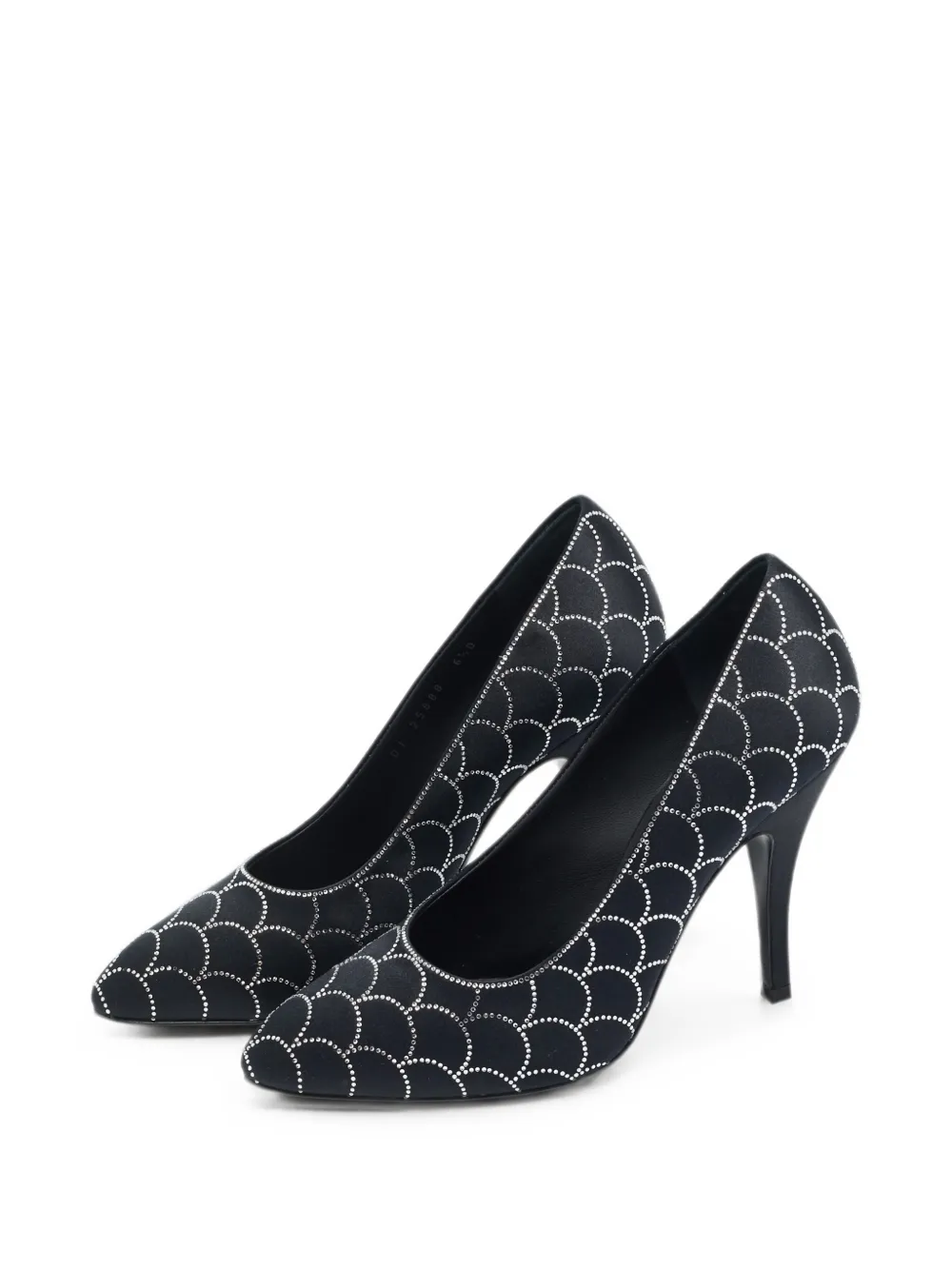 Ferragamo Pre-Owned Pumps Judy con cristalli - Nero