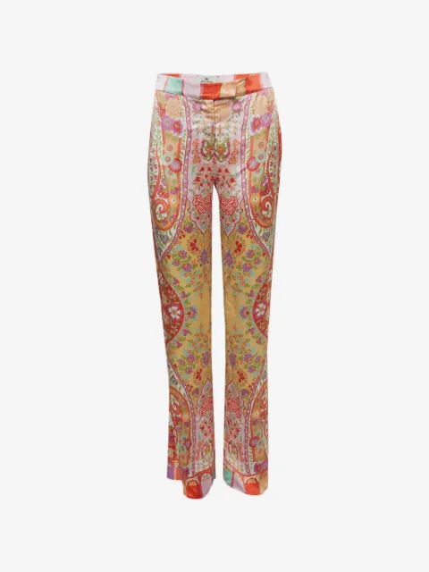 Etro Pre-Owned pantalon ample à fleurs