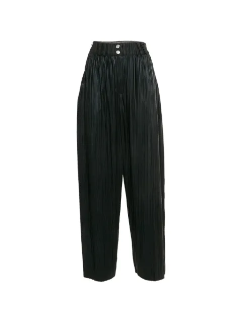 Balmain Pre-Owned pantalones anchos con pinzas