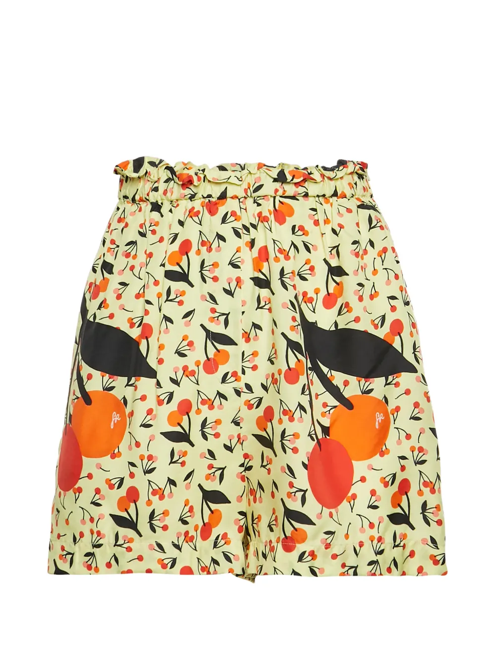 Sonia Rykiel Pre-Owned short à imprimé graphique - Jaune