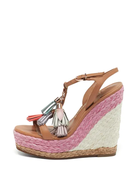 Sophia Webster Lucita tassel-detail wedge sandals