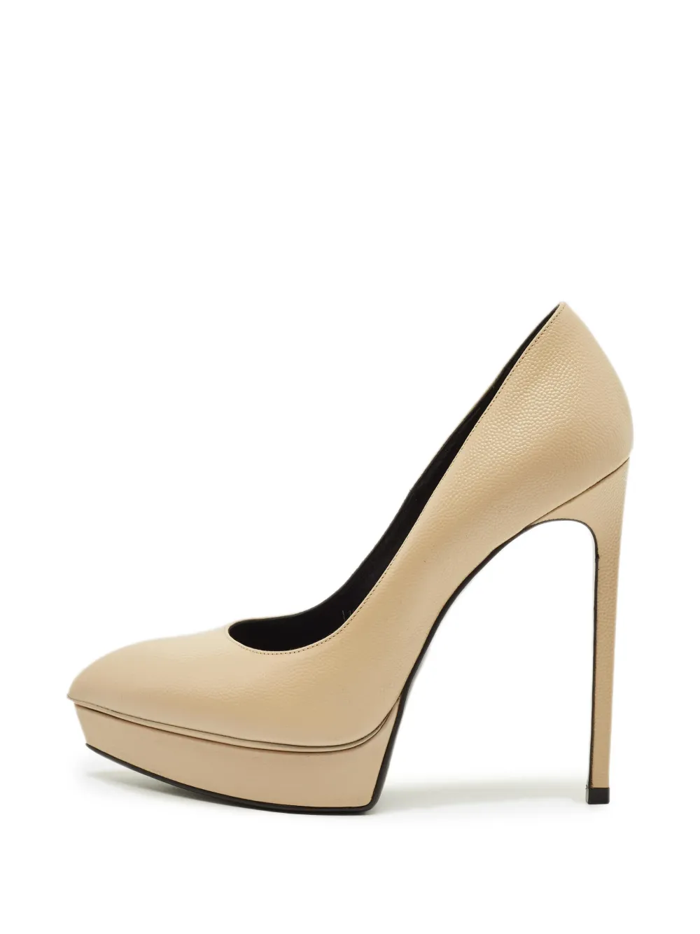Saint Laurent Pre-Owned Janis Plateau-Pumps - Nude