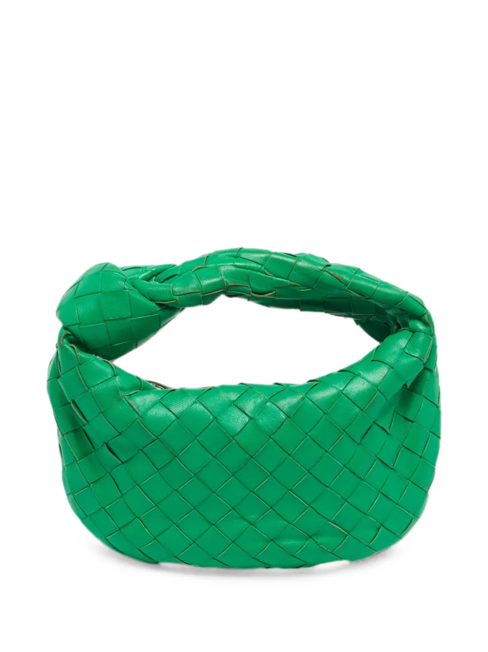 Bottega Veneta Pre-Owned Borsa a mano Jodie con design Intrecciato - Verde