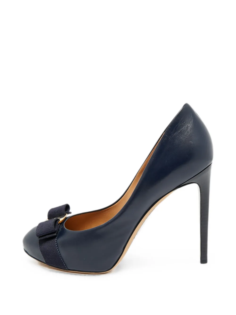 Ferragamo Pre-Owned Pumps Rilly con tacco - Blu