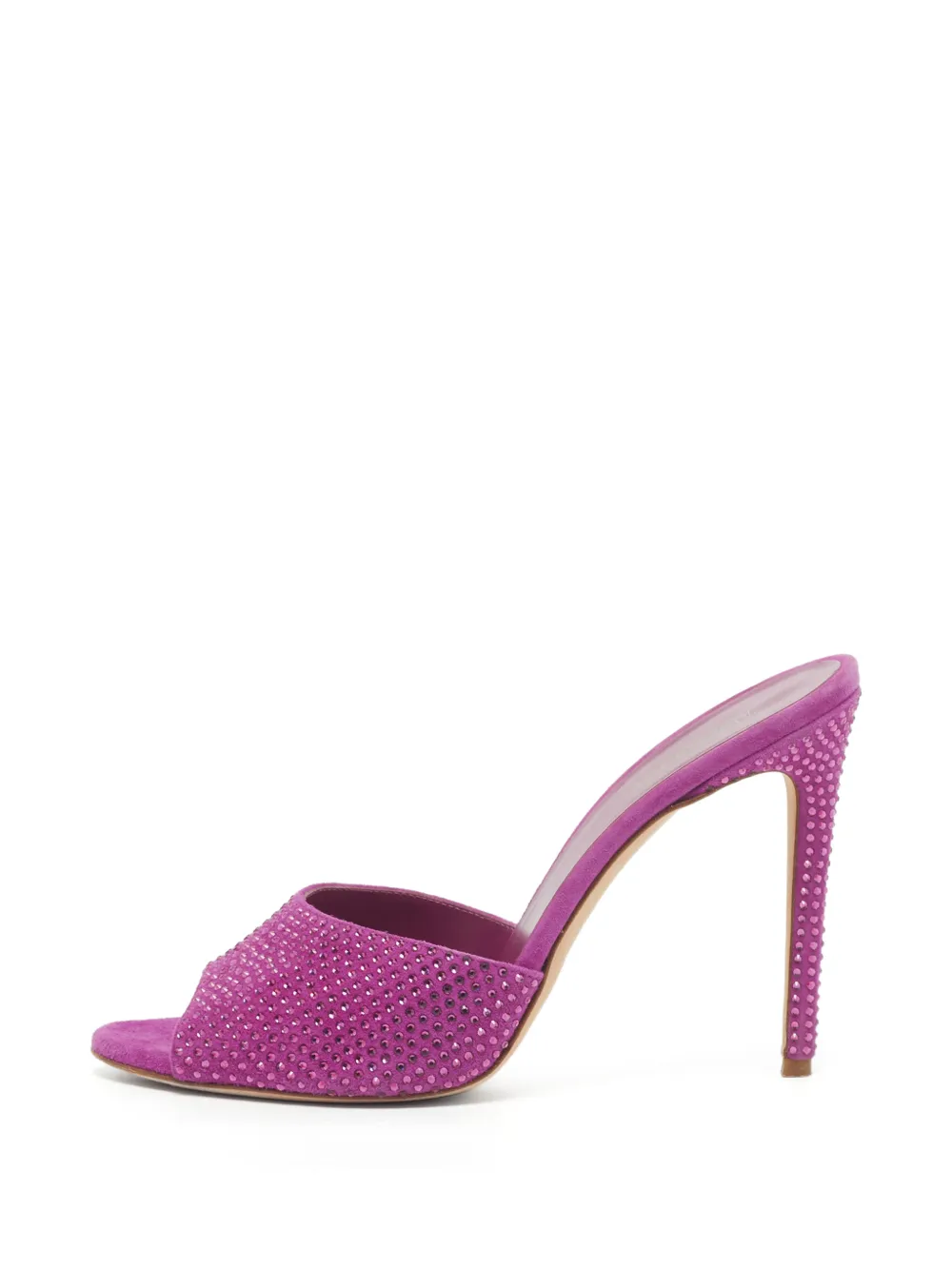 Paris Texas Holly crystal-embellished sandals - Purple