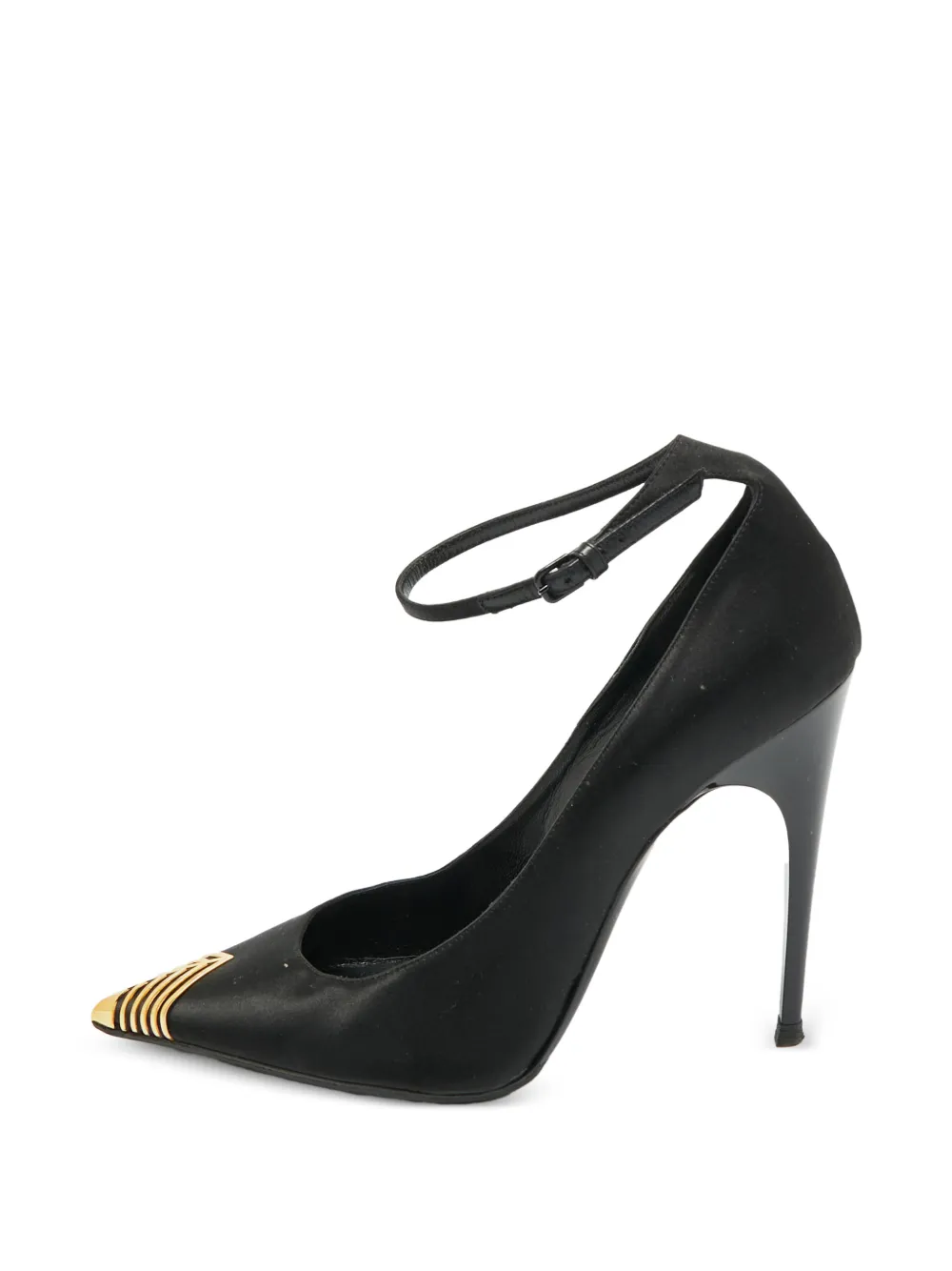Saint Laurent Pre-Owned Newton Pumps mit Metallspitze - Schwarz