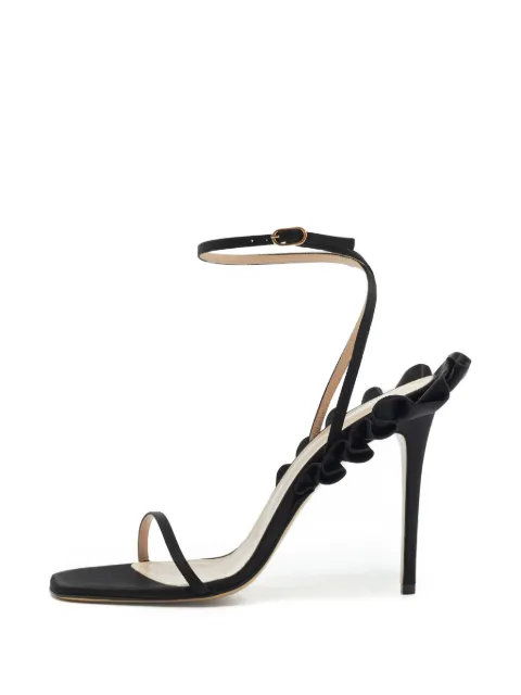 424 Rouches ankle strap sandals