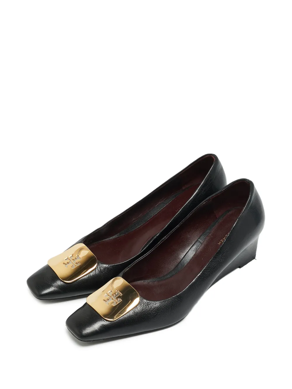 Tory Burch Pumps Georgia con zeppa - Nero