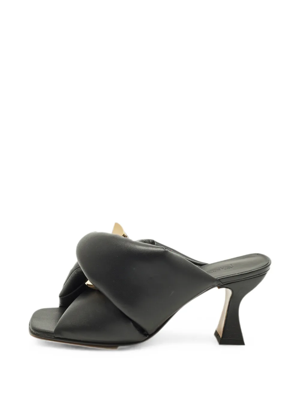 JW Anderson Chain Twist heeled sandals - Black