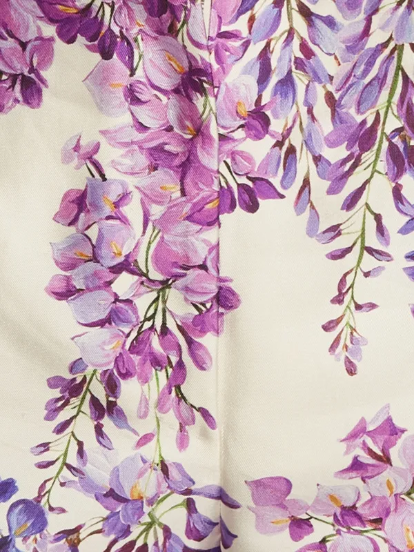 Dolce & Gabbana Pre-Owned floral-print high-waisted Trousers 