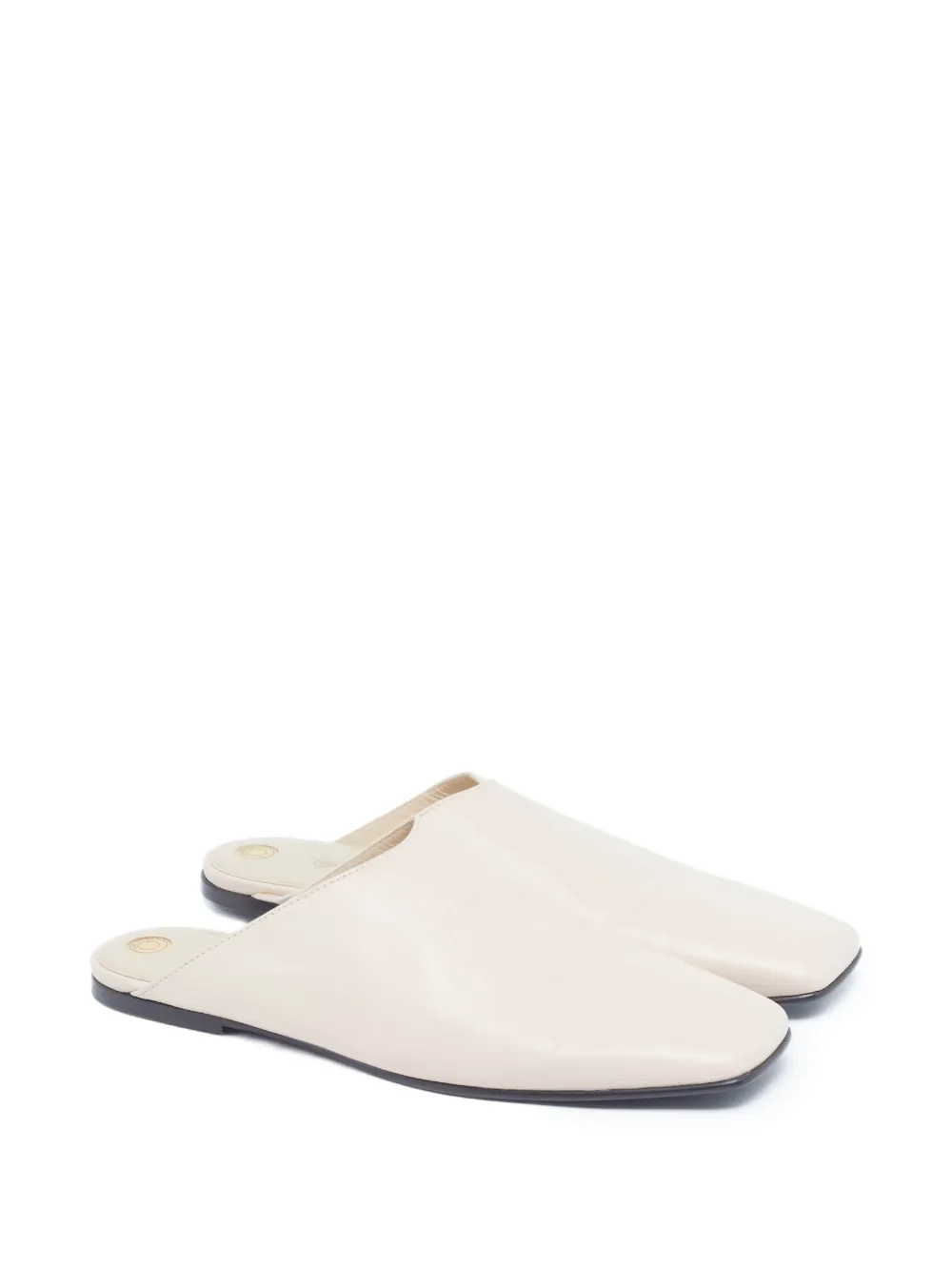 Loro Piana Pre-Owned Mules Alba con punta quadrata - Bianco