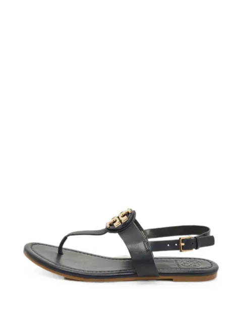 Tory Burch logo-plaque thong sandals