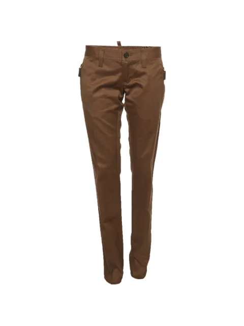 DSQUARED2 Straight-Leg-Hose aus Gabardine