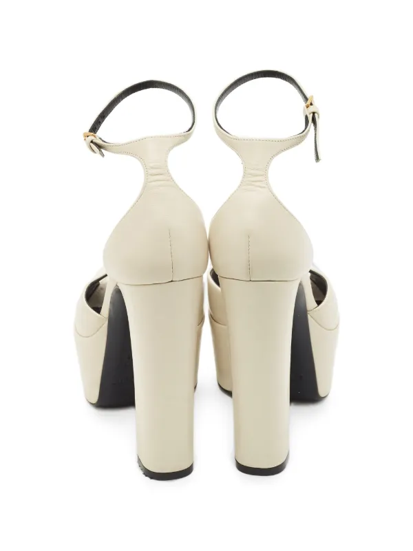 Saint Laurent Pre-Owned Jodie プラットフォーム サンダル