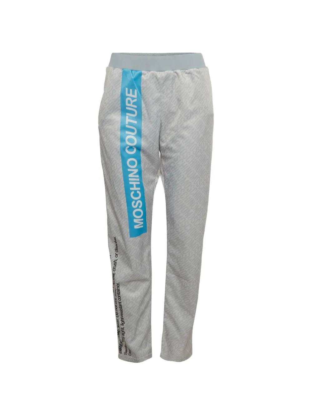 Moschino Pre-Owned Couture logo-print track pants - Grigio
