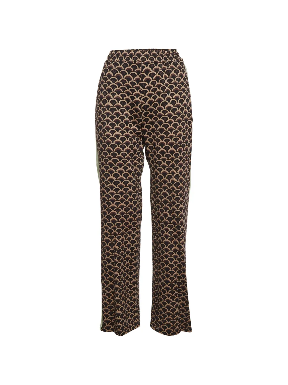 Valentino Garavani Pre-Owned scallop-print track pants - Nero