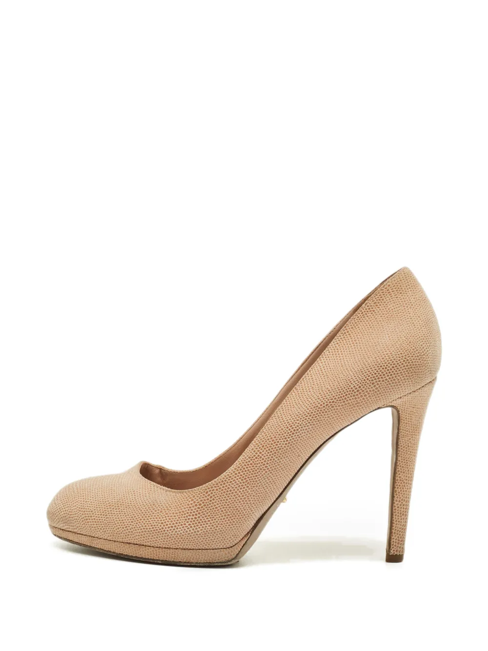 Sergio Rossi Vintage Pumps mit runder Kappe - Nude