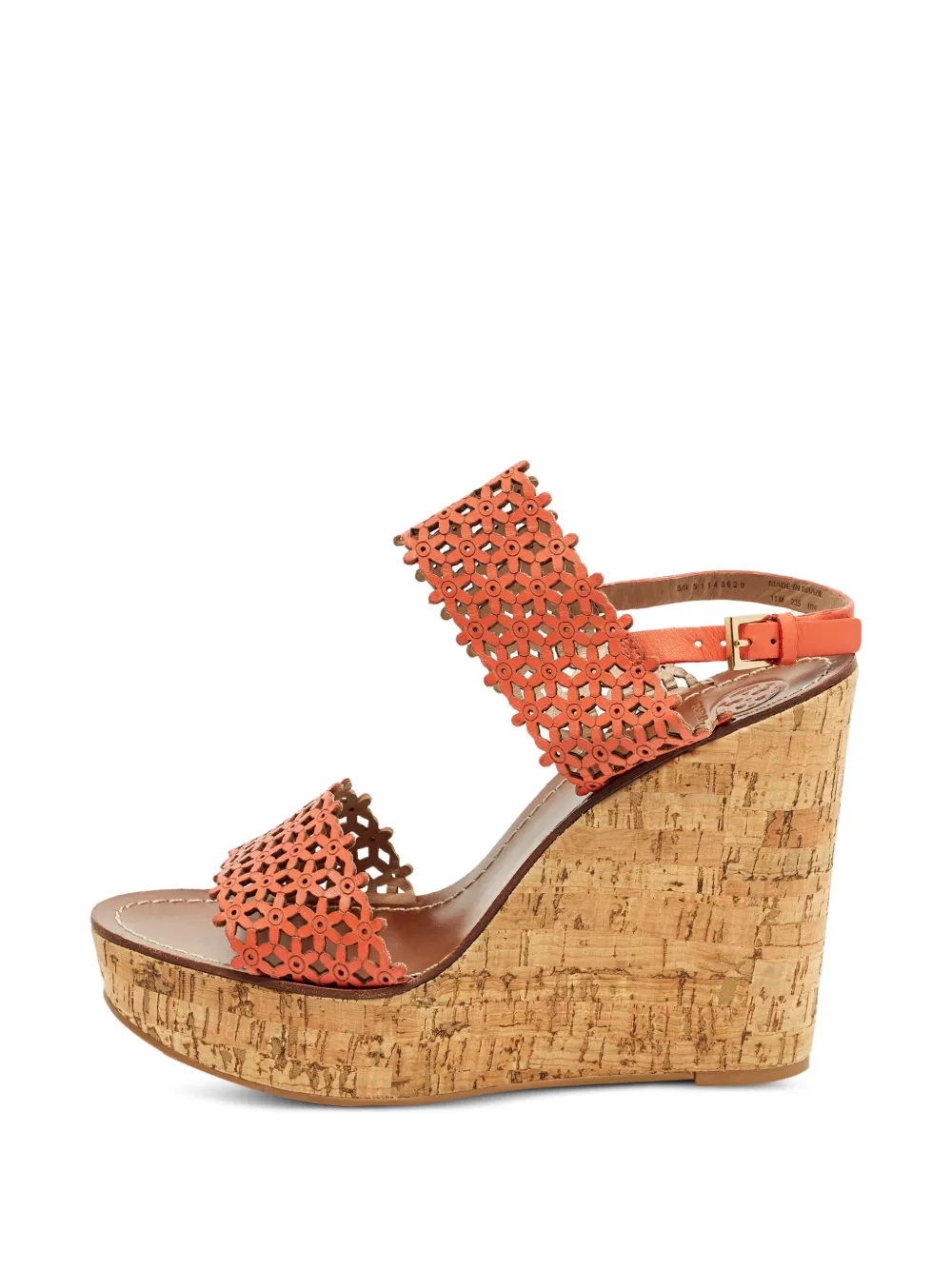 Tory Burch Sandali Daisy con zeppa - Arancione