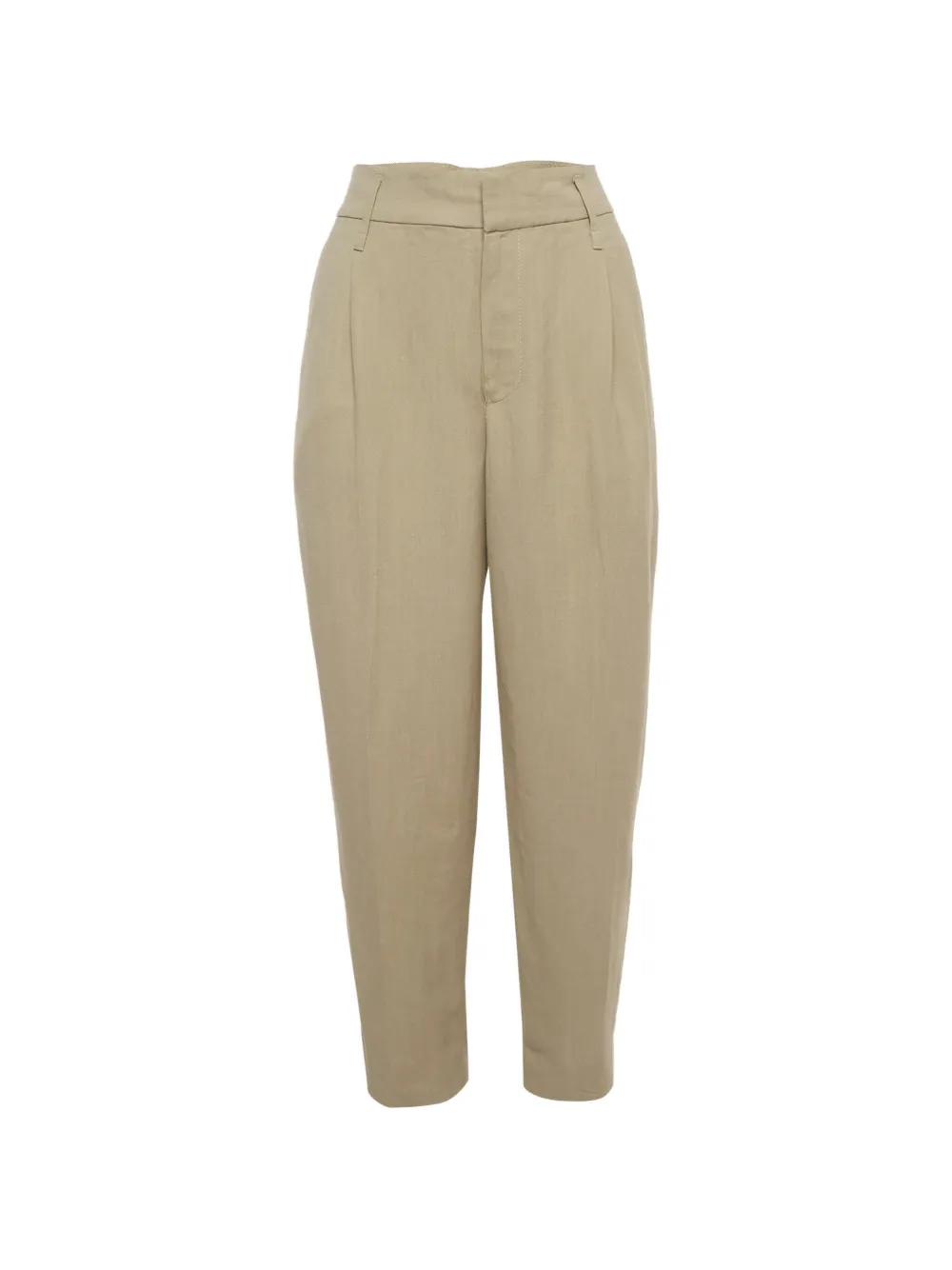 Brunello Cucinelli pleated straight-fit trousers - Toni neutri