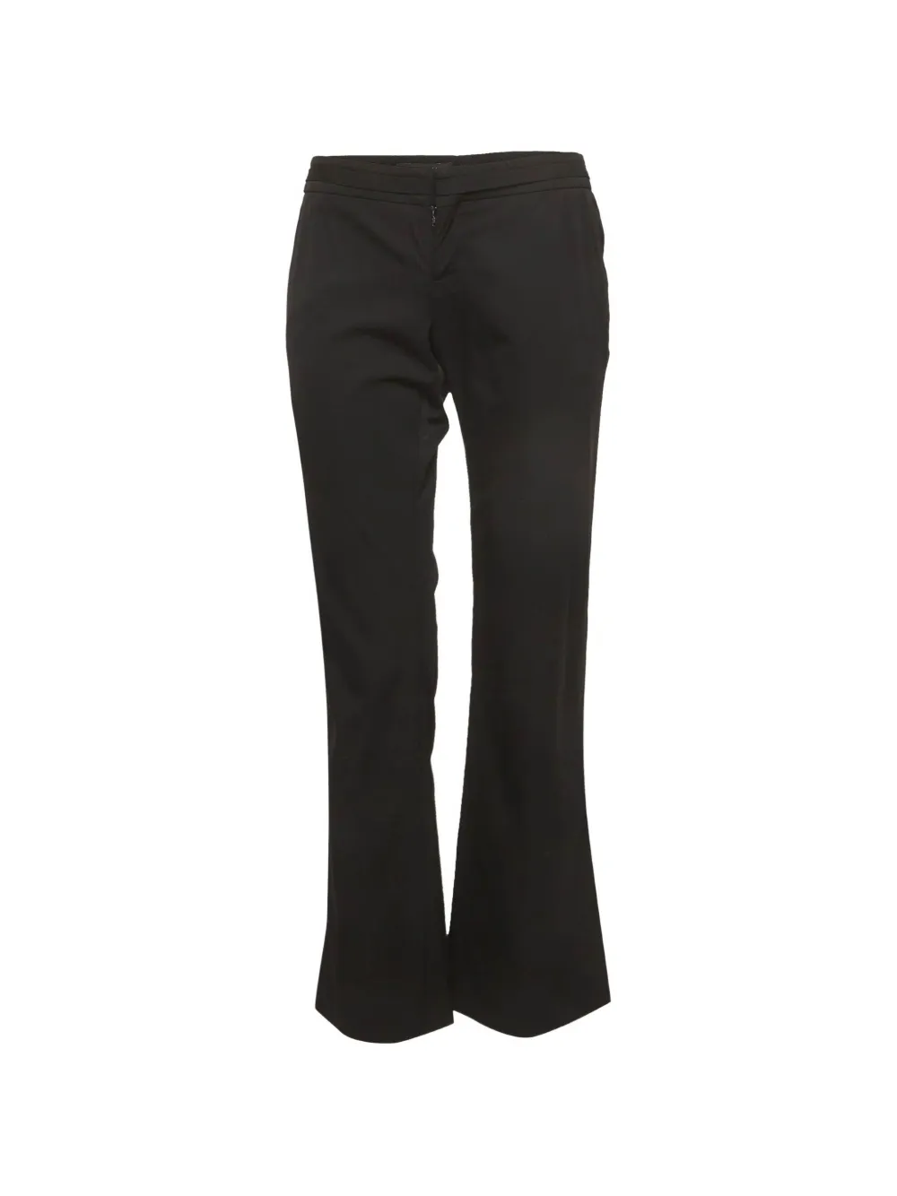 Gucci Pre-Owned belted twill trousers - Nero
