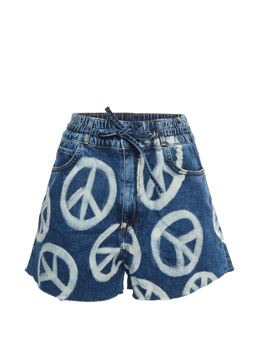 SANDRO Shorts con stampa - Blu
