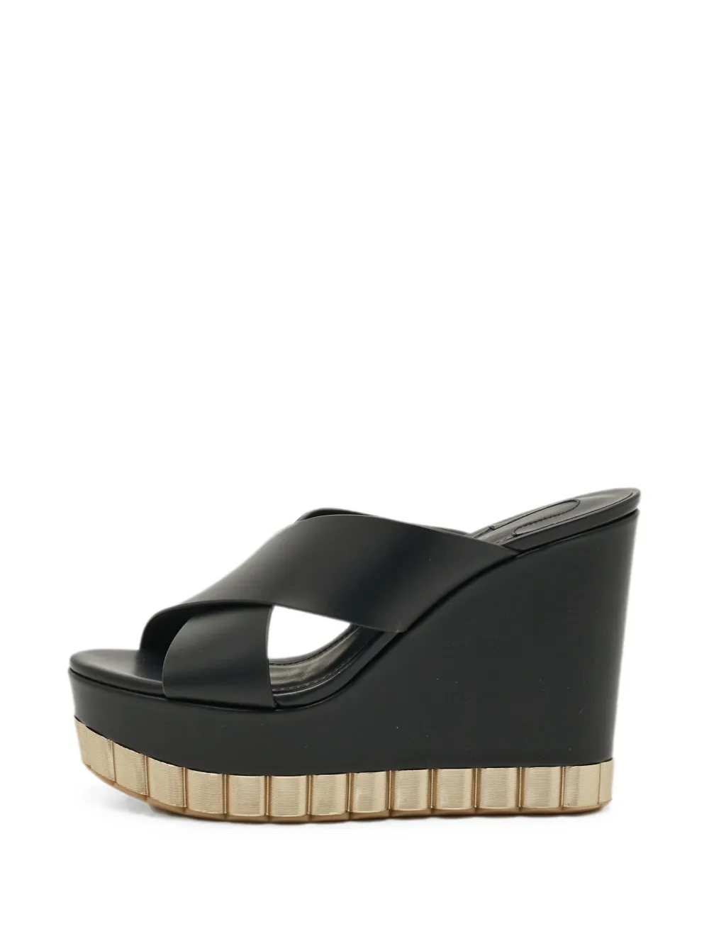 Ferragamo Pre-Owned Sandali Nicosia con zeppa - Nero
