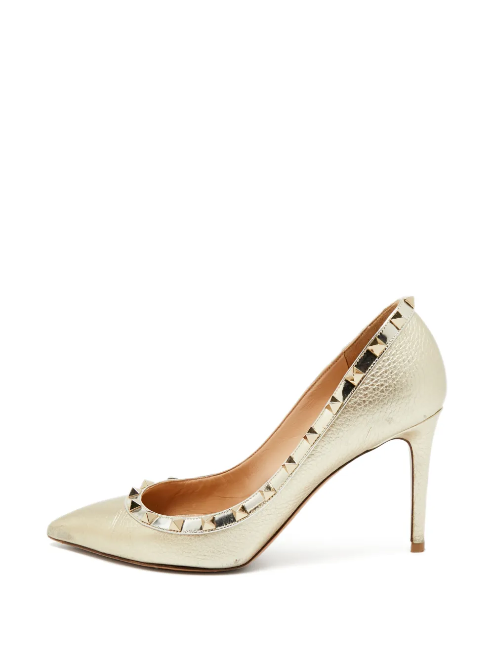 Valentino Garavani Pre-Owned Pumps Rockstud - Oro