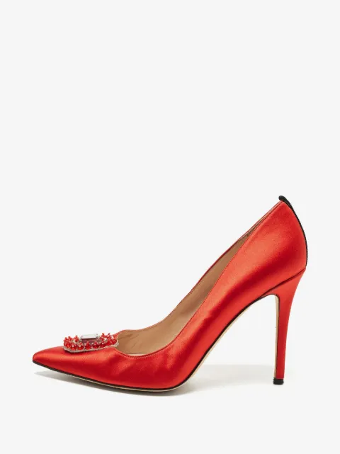 SJP by Sarah Jessica Parker Amira crystal-embellished pumps