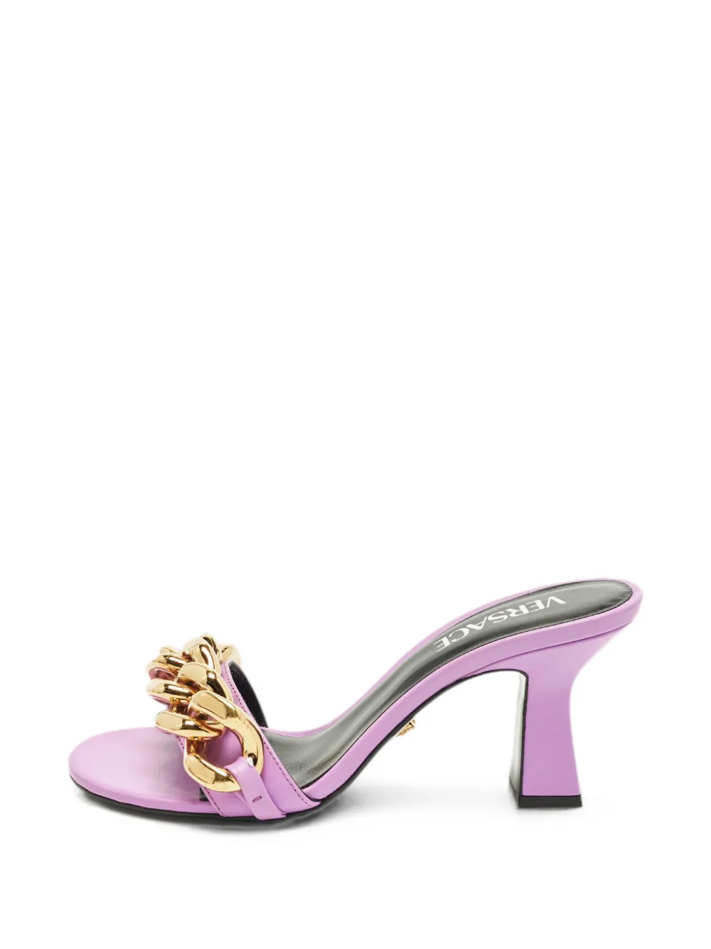 Versace Pre-Owned Sandali Medusa con catena - Viola